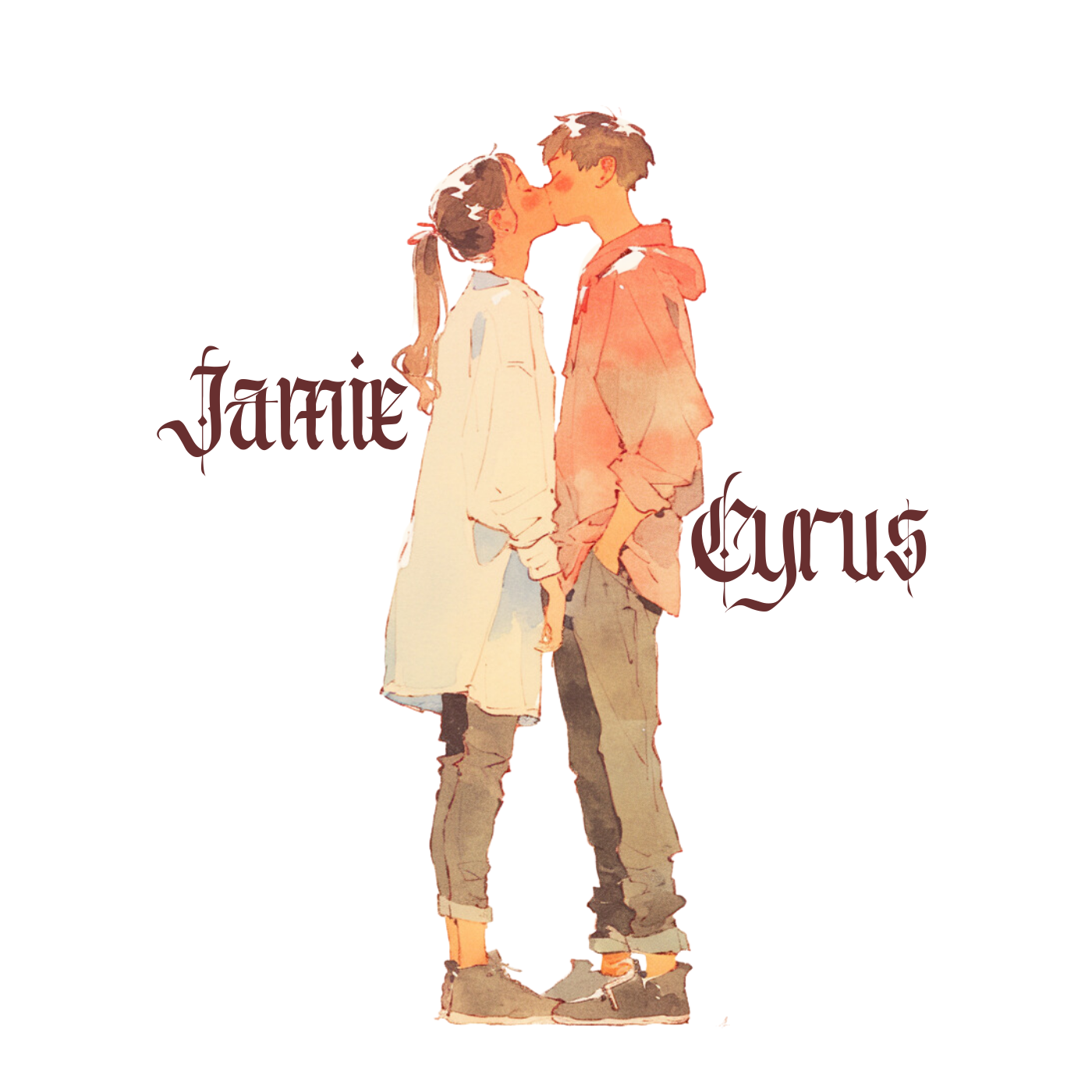 Jamie and Cyrus digital collector print from the 10NECTAR Lovers Collection