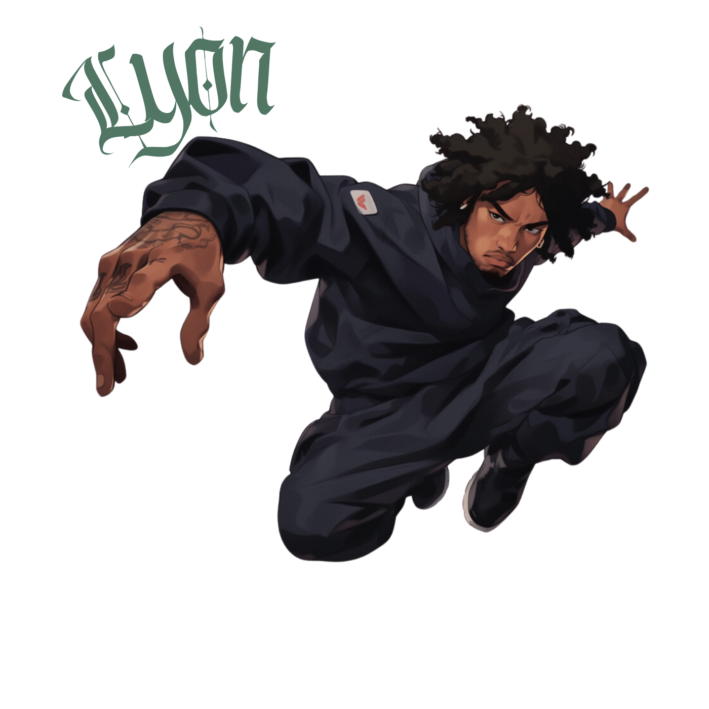 Lyon digital collector print from the 10NECTAR Warrior Collection
