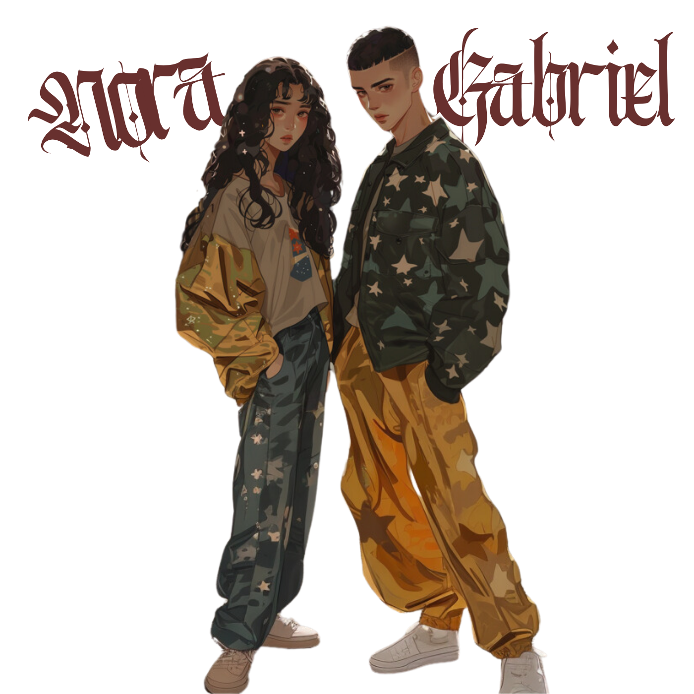 Nora and Gabriel digital collector print from the 10NECTAR Hero Collection
