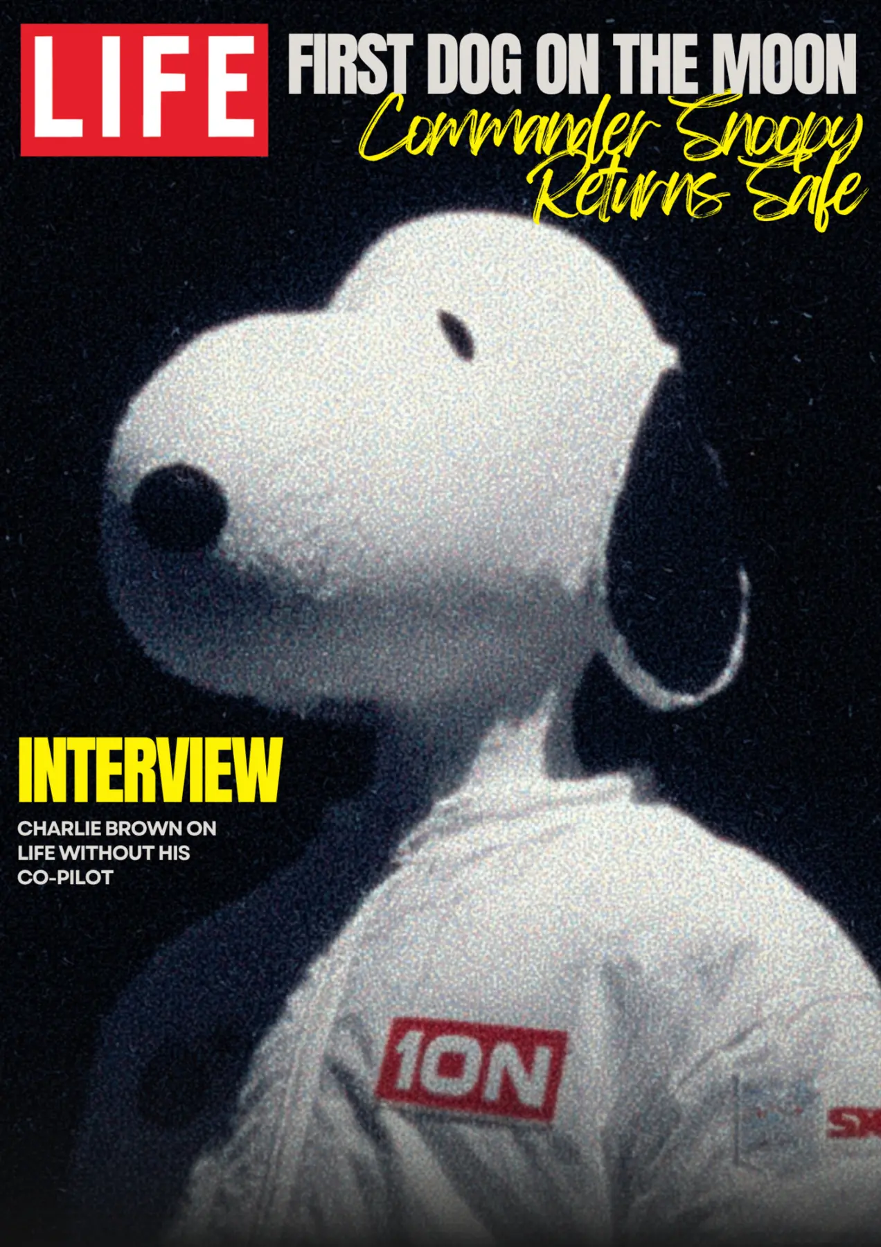 First Dog on the Moon printable poster by 10NECTAR