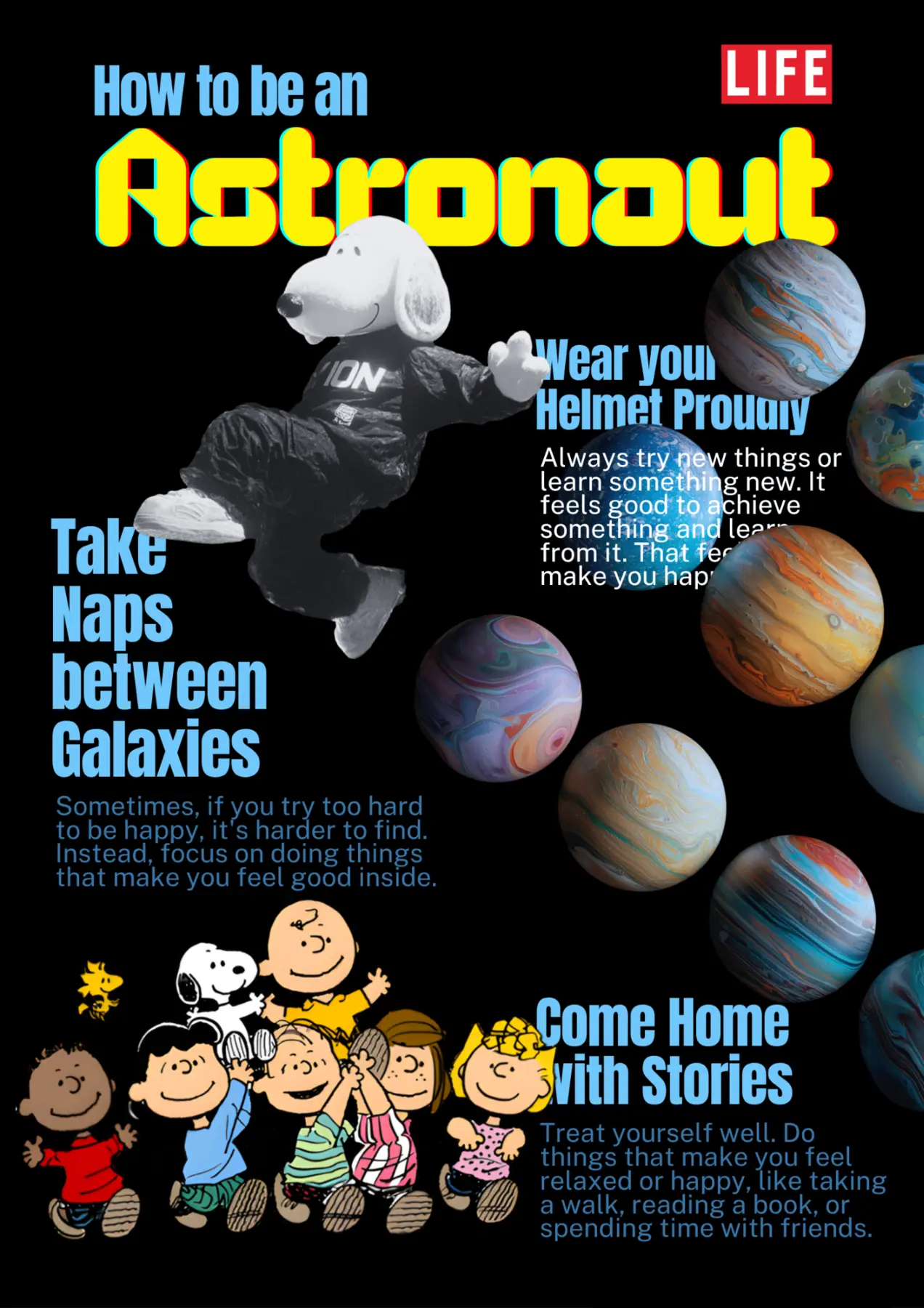 How to Be an Astronaut printable poster by 10NECTAR
