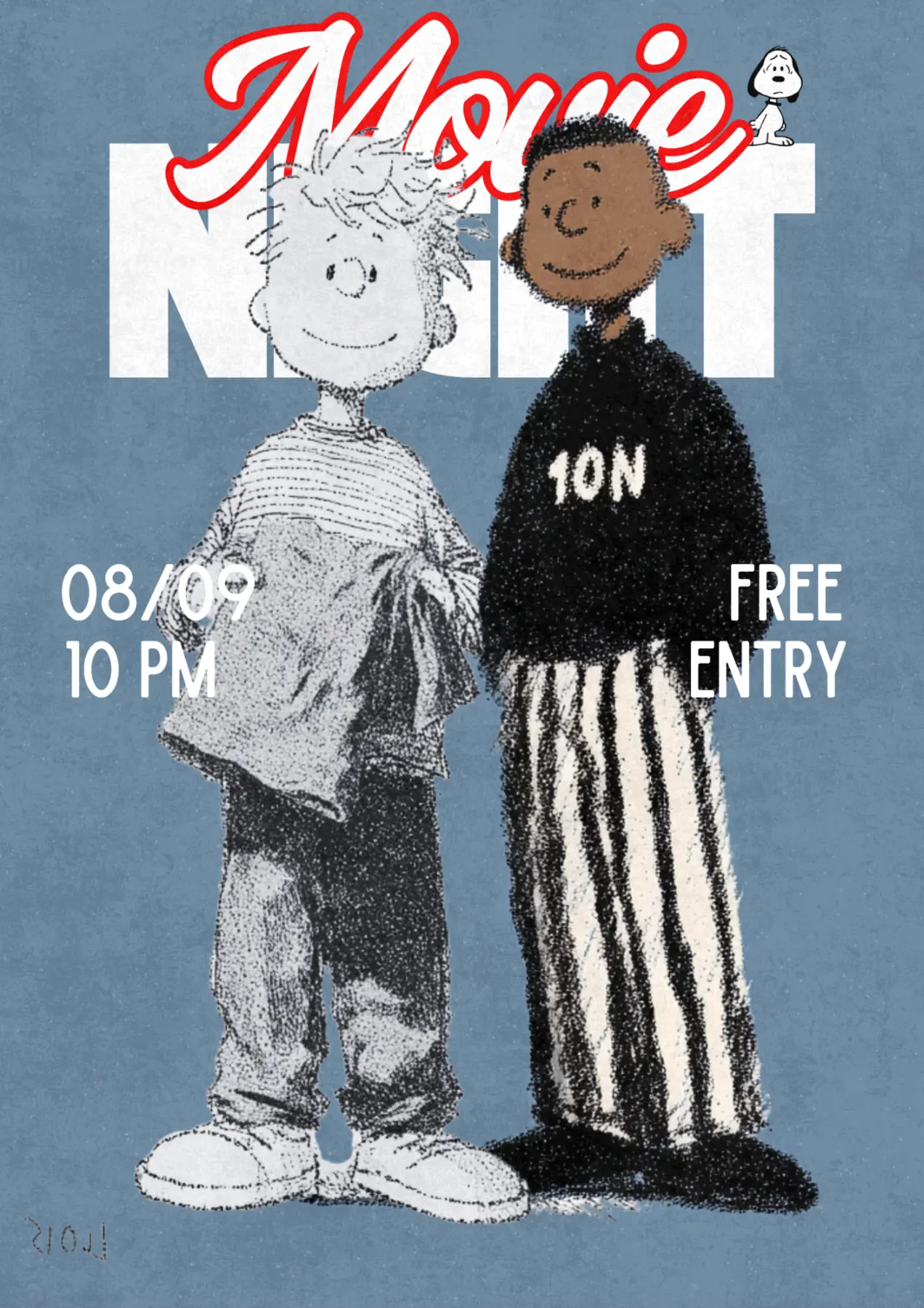 Movie Night printable poster by 10NECTAR