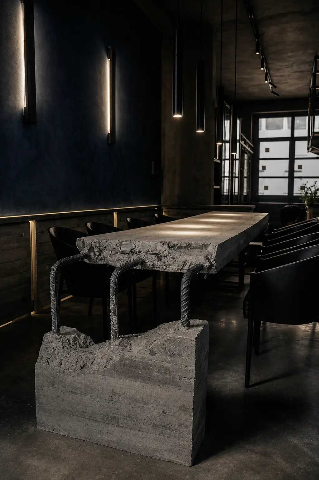 Concept rendering of a communal table planned for shared learning at The Nectarium